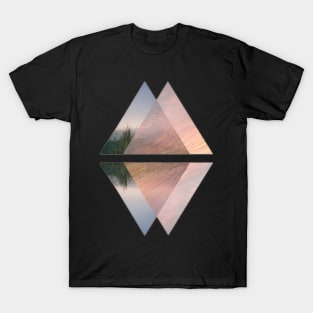 SKY graphic design geometry logo creative geometric triangle T-Shirt